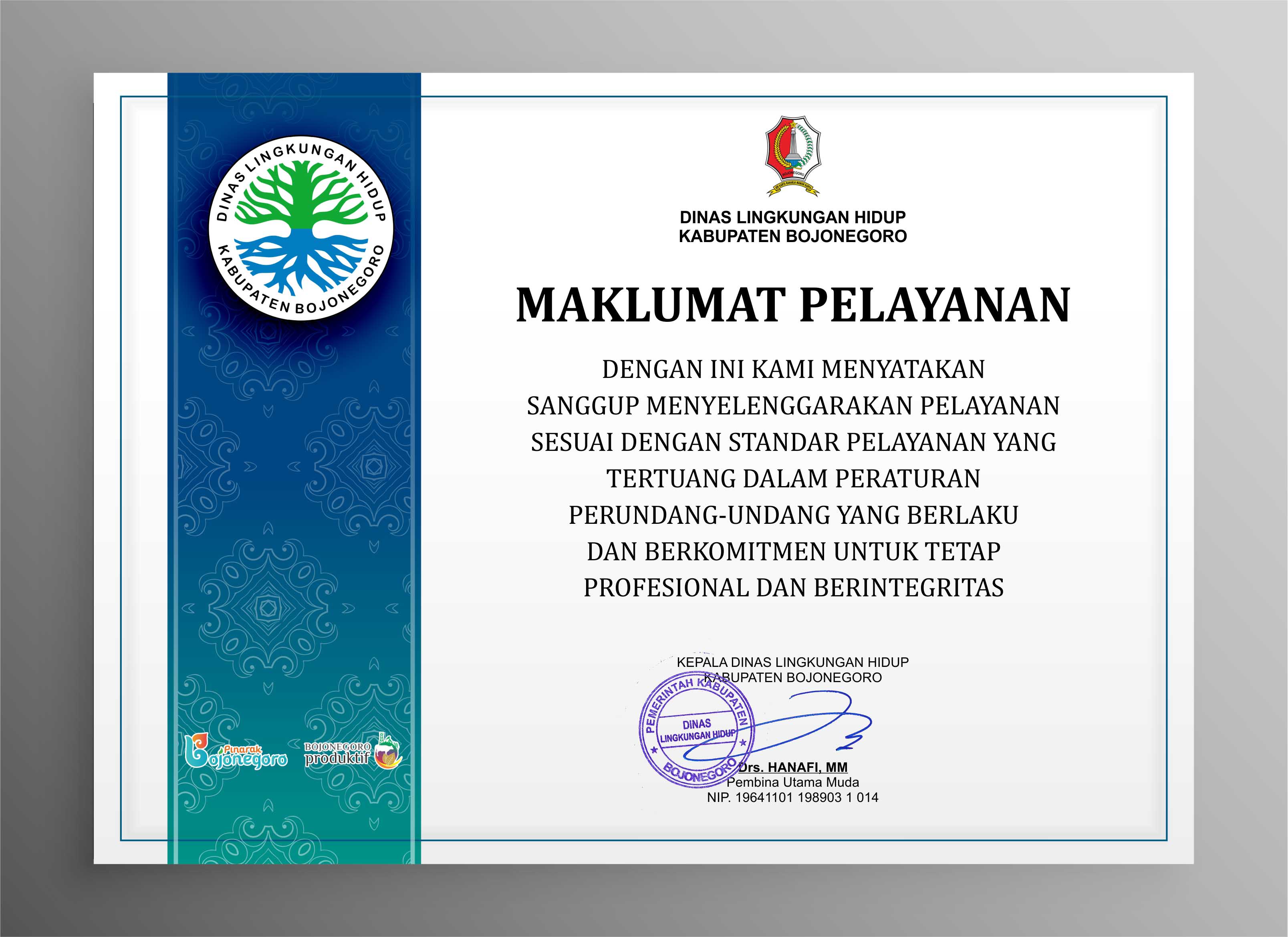 MAKLUMAT PELAYANAN