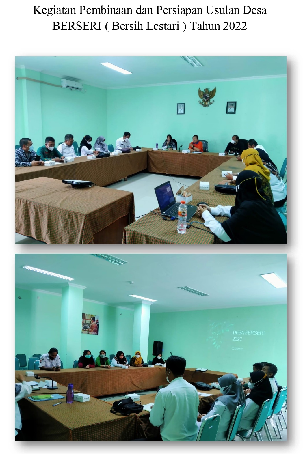 Kegiatan Pembinaan dan Persiapan Usulan Desa BERSERI (Bersih Lestari) Tahun 2022
