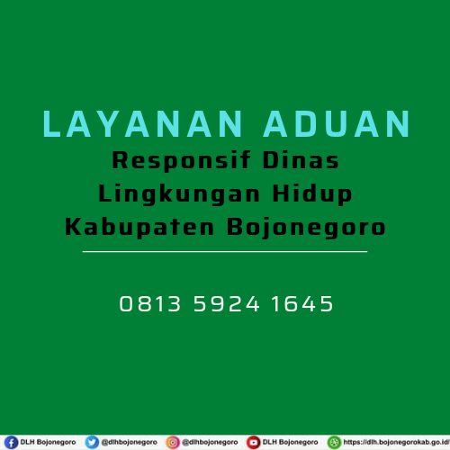 Lelayanan Aduan Responsif Dinas Lingkungan Hidup Kabupaten Bojonegoro
