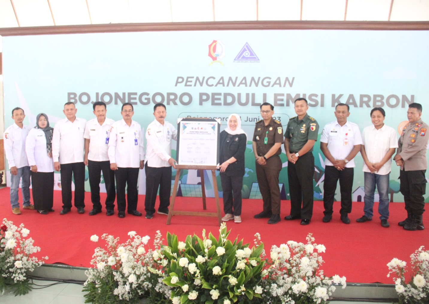PENCANANGAN BOJONEGORO PEDULI EMISI KARBON