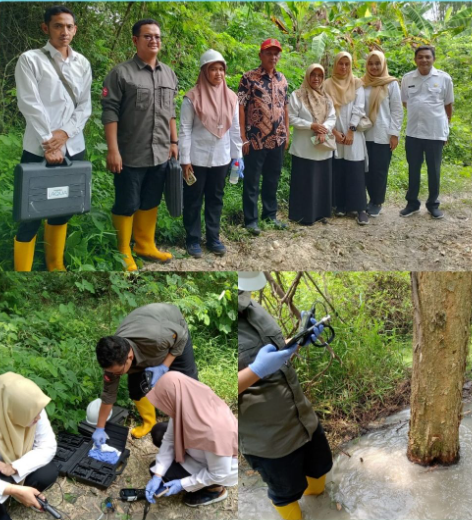 Melakukan Pengamatan, Pengukuran Sampel Air di Kecamatan Kanor