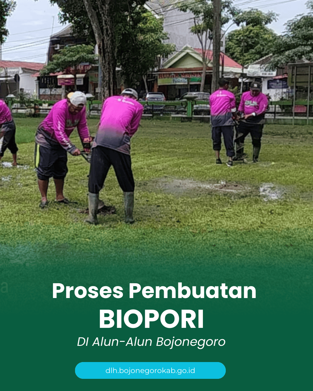 Bupati Bojonegoro Terbitkan SE Pembuatan Lubang Biopori untuk Konservasi Air dan Mitigasi Banjir