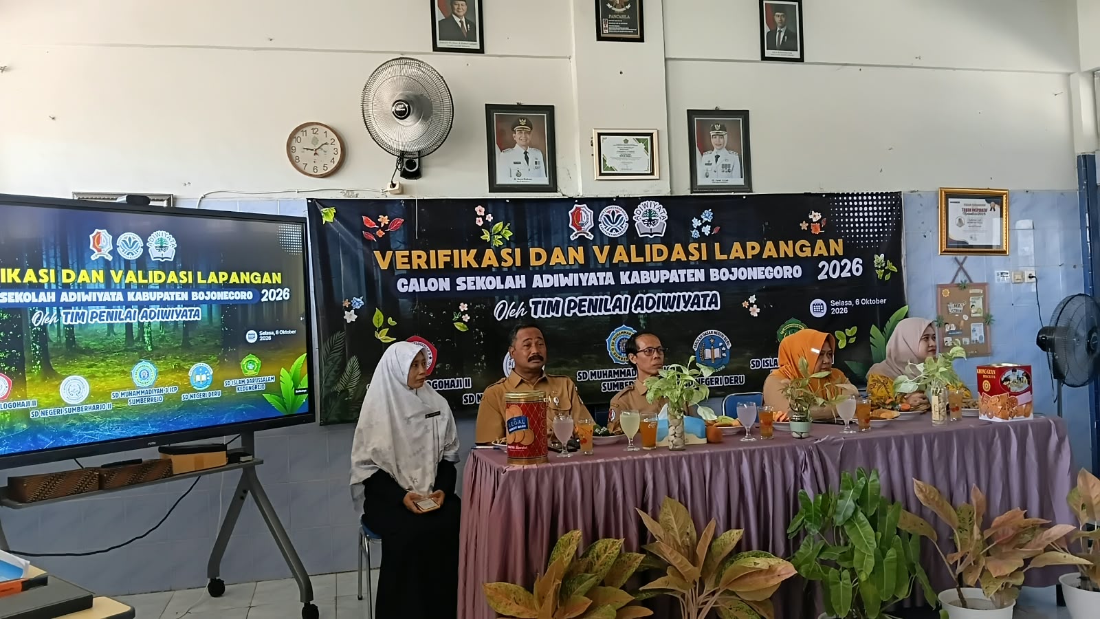 Verifikasi Dan Validasi Lapangan 117 Calon Sekolah Adiwiyata Kabupaten Tahun 2026